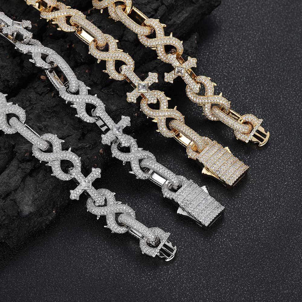 Thorn Cross Cuban Link Chain