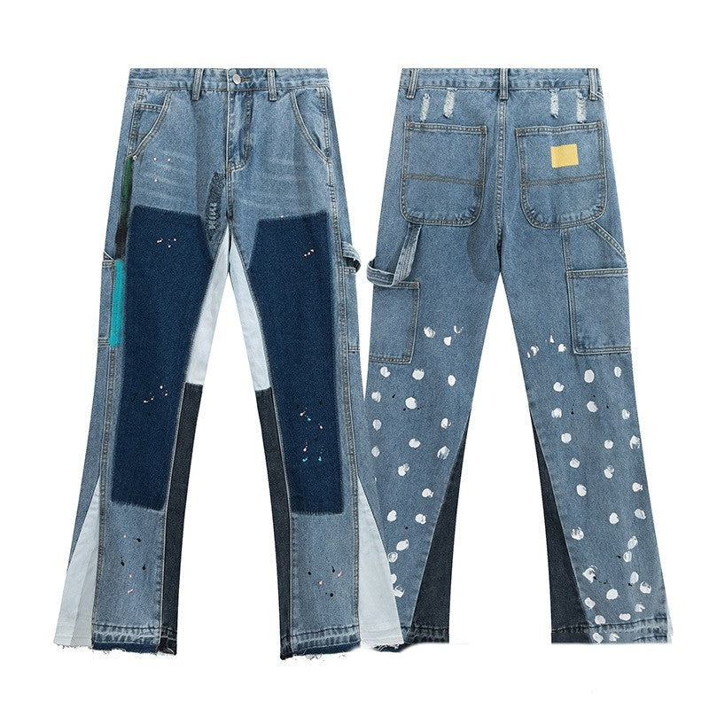 Wide leg denim collection