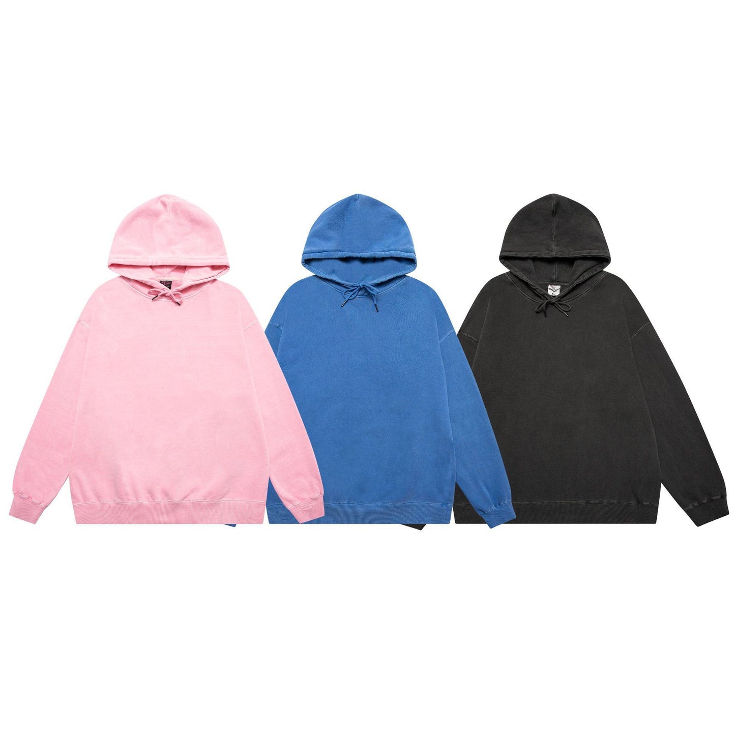 French Terry Cotton Hoodie