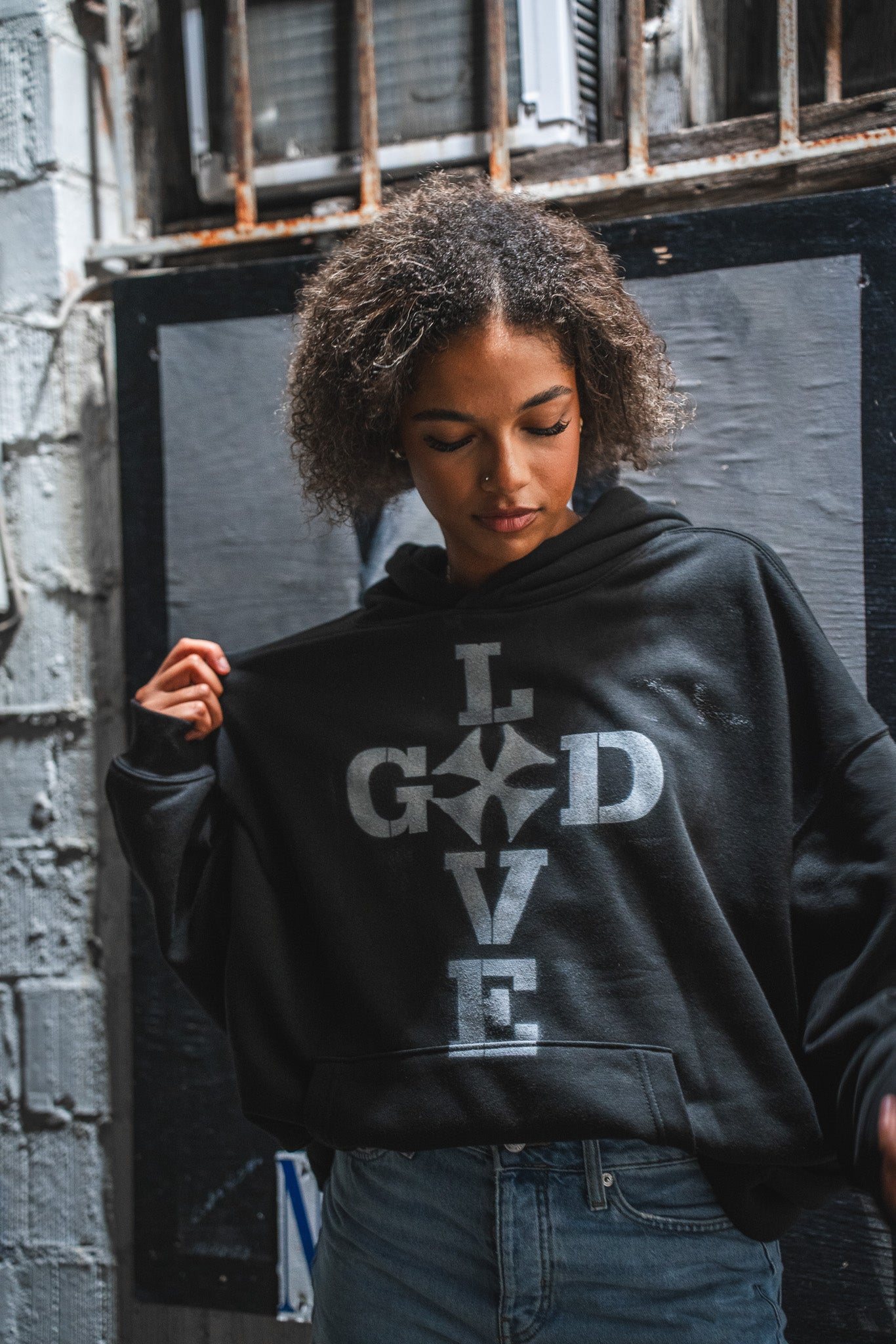 love god hoodie