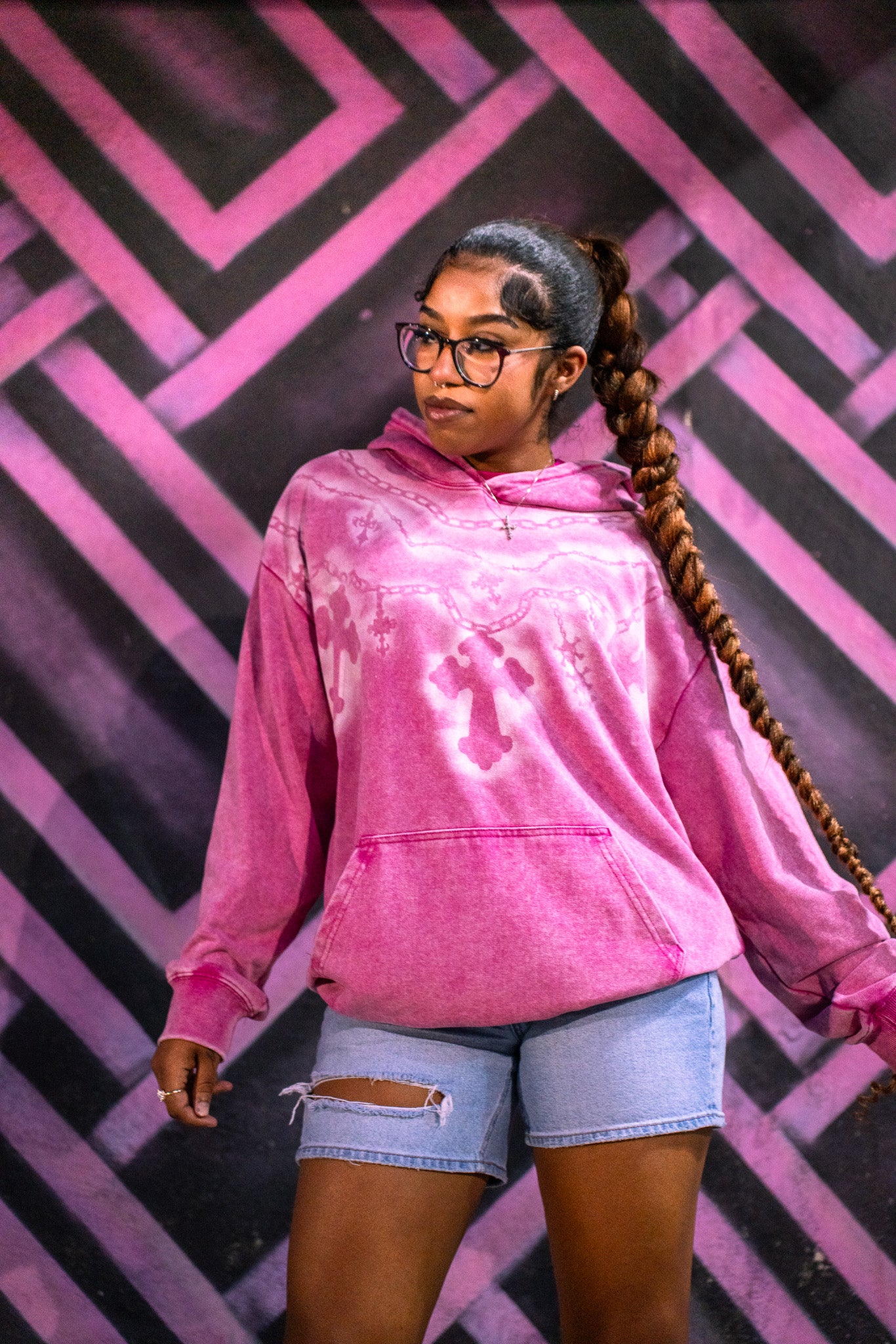 steel rose hoodie